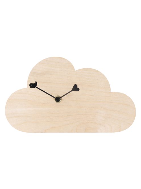 Kreatív csomag: felhős falióra, 25 x 3 x 14,5 cm