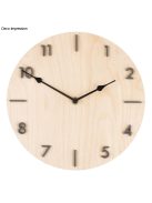 Óramutató "Csepp", fekete, 85mm/115mm,+ rögzítőgomb, 1 db