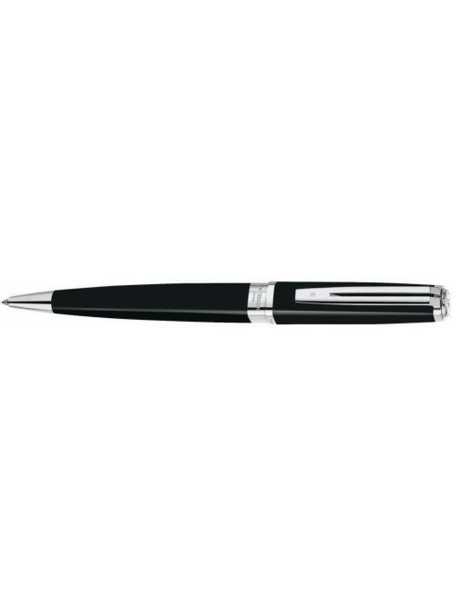 WATERMAN EXCEPTION SLIM GOLYÓSTOLL LAKK FEKETE, EZÜST KLIPSZ S0637040