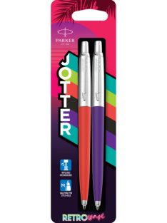   PARKER ROYAL JOTTER 
RETRO WAVE '80s GOLYÓSTOLL , PIROS/LILA, EZÜST KLIPSZ 2186314