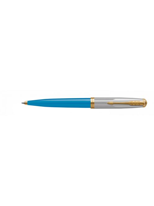 PARKER ROYAL 51 PREMIUM GOLYÓSTOLL TÜRKIZ KÉK,ARANY KLIPSZ 2169080