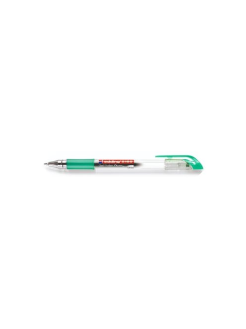 Zselés toll 0,7mm, kupakos Edding 2185, írásszín zöld 