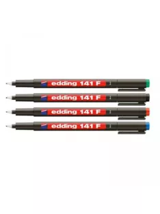 Alkoholos marker 0,6mm, 141F OHP Edding fekete