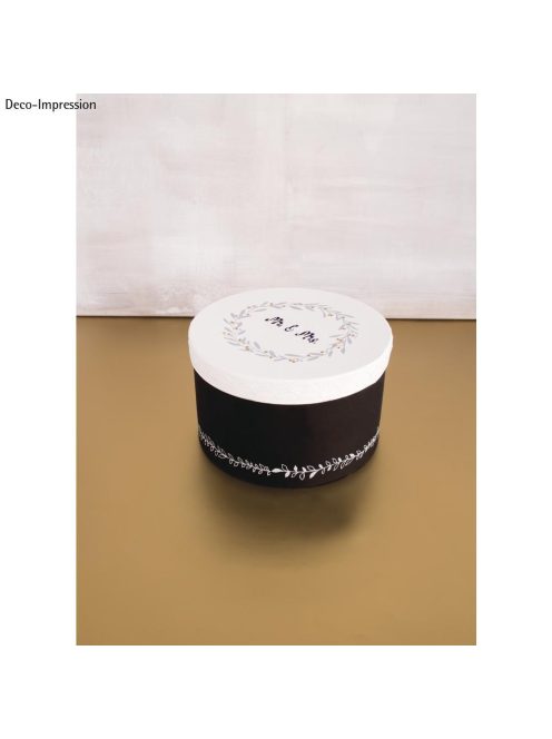 Papírmasé doboz, 16,5 cm, 10 cm hoch