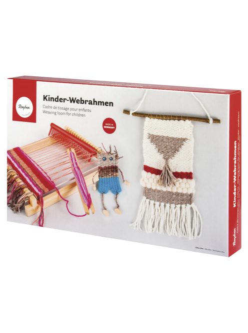 Szövőkeret gyerekeknek, 18,5 x 29 cm, szövőszélesség 16,5 cm