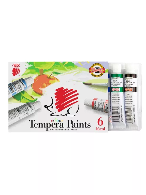 Tempera színes 6x16ml, Süni Ico 6 klf. szín
