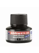 Tinta utántöltő táblamarkerhez 25ml, Edding BTK25 fekete