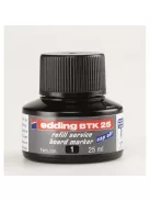Tinta utántöltő táblamarkerhez 25ml, Edding BTK25 fekete