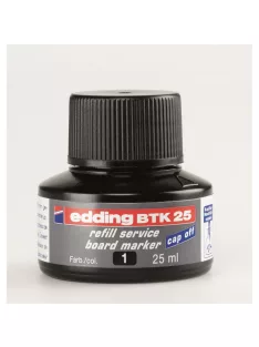Tinta utántöltő táblamarkerhez 25ml, Edding BTK25 fekete