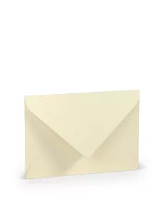   Paperado boríték B6, elefántcsont, 125x176mm, 100g/m2, selyembéléssel