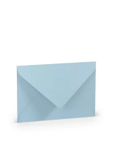   Paperado boríték B6, 124, világoskék, 125x176mm, 100g/m2, selyembéléssel