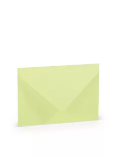   Paperado boríték B6, 52, pasztellzöld, 125x176mm, 100g/m2, selyembéléssel