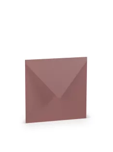   Paperado boríték négyzet alakú, 44, téglapiros, 164x164mm, 100g/m2, selyembéléssel