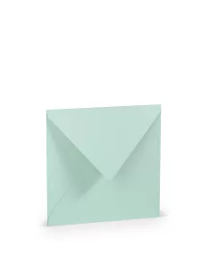   Paperado boríték négyzet alakú, 174, türkiz, 164x164mm, 100g/m2, selyembéléssel