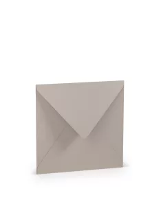   Paperado boríték négyzet alakú, 49, szürkésbarna, 164x164mm, 100g/m2, selyembéléssel
