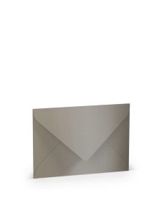   Paperado boríték B6, 411, szürkésbarna metallic, 125x176mm, 120g/m2