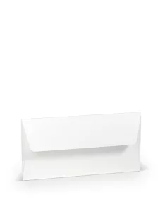   Paperado boríték DL, 09, fehér, 110x220mm, 100g/m2, selyembéléssel