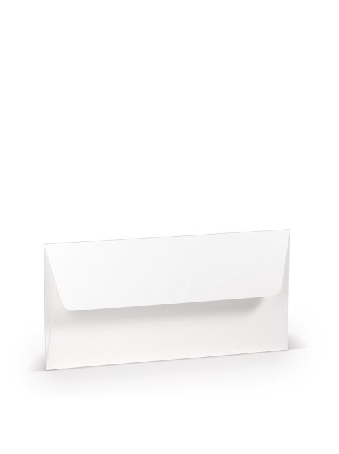 Paperado boríték DL, 09, fehér, 110x220mm, 100g/m2, selyembéléssel