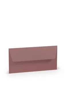   Paperado boríték DL, 44, téglapiros, 110x220mm, 100g/m2, selyembéléssel