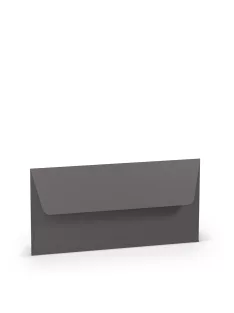   Paperado boríték DL, 176, palaszürke, 110x220mm, 100g/m2, selyembéléssel