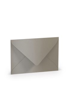   Paperado boríték C6, 411, szürkésbarna metallic, 114x162mm, 120g/m2