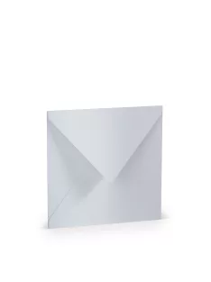   Paperado boríték négyzet alakú, 302, fehér metallic, 164x164mm, 120g/m2