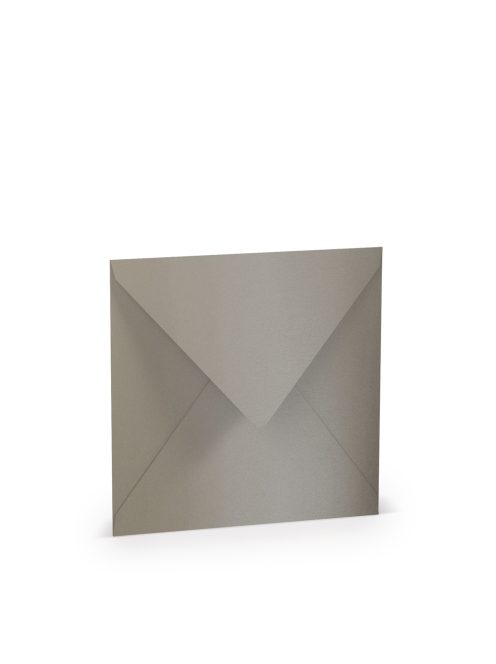 Paperado boríték négyzet alakú, 411, szürkésbarna metallic, 164x164mm, 120g/m2