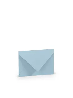   Paperado boríték C7, 124, világoskék, 81x114mm, 100g/m2, selyembéléssel