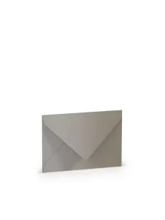   Paperado boríték C7, 411, szürkésbarna metallic, 81x114mm, 120g/m2
