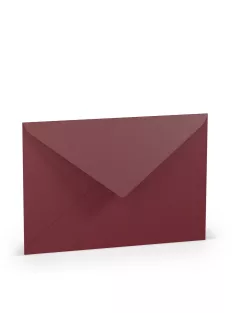   Paperado boríték C5, 72, bordó, 157x225mm, 100g/m2, selyembéléssel