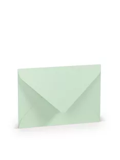   Paperado Boríték B6, 65, mentazöld, 125x176mm, 100g/m2, m. SF, 