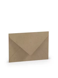   Paperado Boríték B6, 62, kraft, 125x176mm, 120g/m2, Beutel 5St