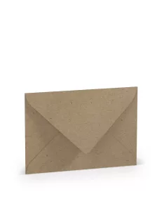   Paperado Boríték C6, 062, kraft, 114x162mm, 120g/m2, Beutel 5St