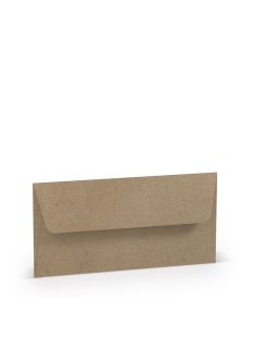 Paperado Boríték 62, kraft, 110x220mm, 120g/m2, Beutel 5St