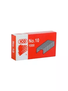 Tűzőkapocs NO.10 piros dobozos Ico