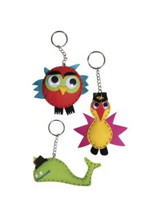 Barkácskészlet: Funny Animals, 4-9 cm, 3-féle