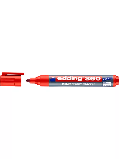 Táblamarker 1,5-3mm, kerek Edding 360 piros