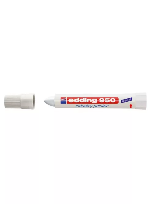 Alkoholos jelölő marker 10mm, kúpos Edding 950 fehér