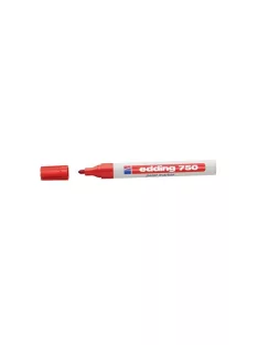Lakkmarker 2-4mm, kerek Edding 750 piros