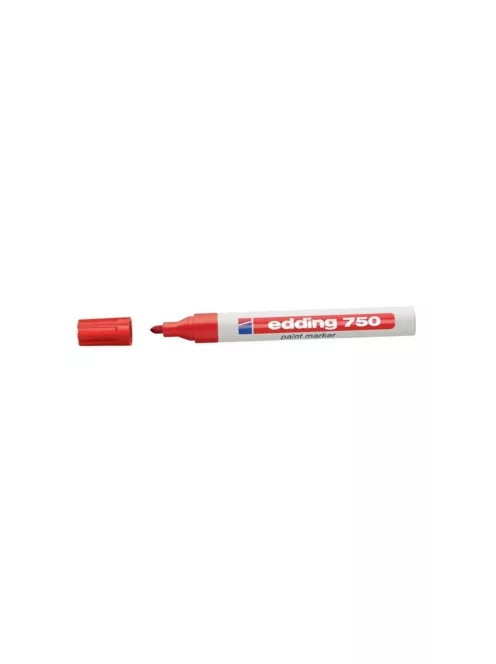 Lakkmarker 2-4mm, kerek Edding 750 piros