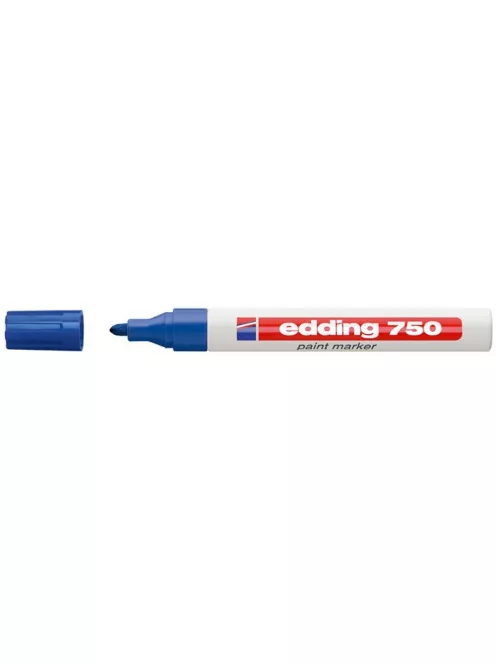 Lakkmarker 2-4mm, kerek Edding 750 kék