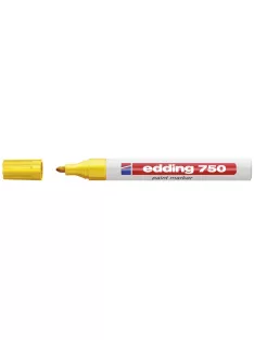 Lakkmarker 2-4mm, kerek Edding 750 sárga