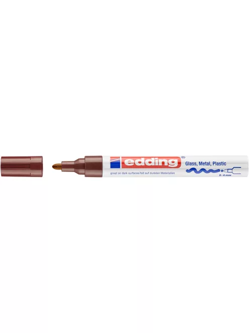 Lakkmarker 2-4mm, kerek Edding 750 barna