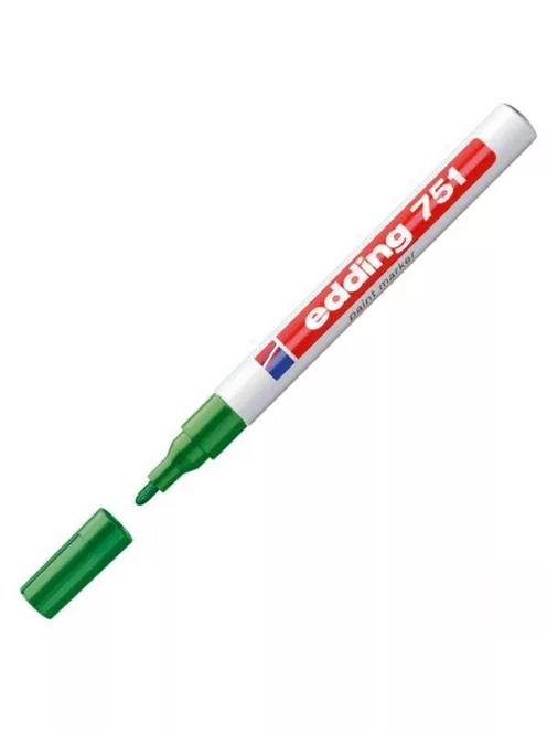 Lakkmarker 1-2mm, kerek Edding 751 zöld