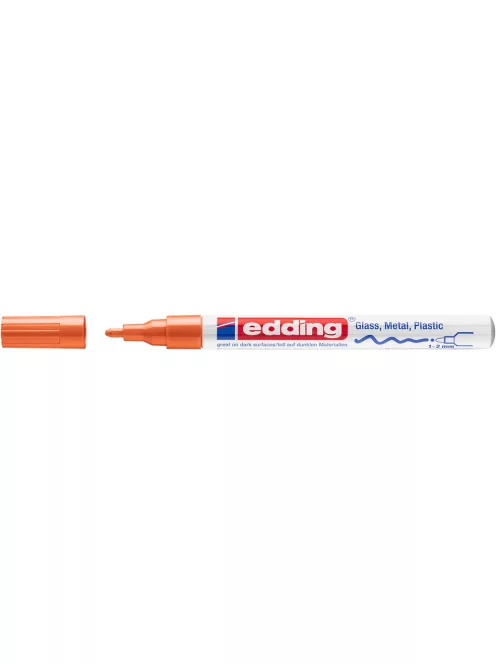 Lakkmarker 1-2mm, kerek Edding 751 narancs