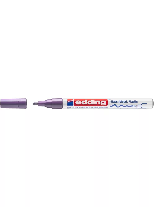 Lakkmarker 1-2mm, kerek Edding 751 lila