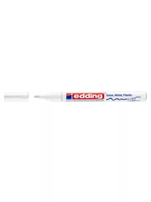 Lakkmarker 1-2mm, kerek Edding 751 fehér
