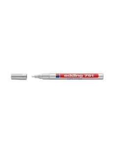 Lakkmarker 1-2mm, kerek Edding 751 ezüst