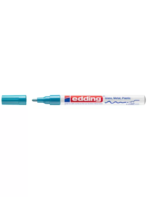 Lakkmarker 1-2mm, kerek Edding 751 világoskék