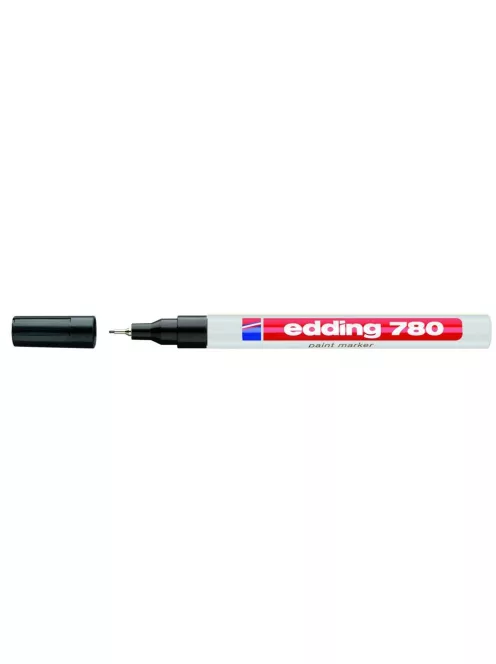Lakkmarker 0,8mm, kerek Edding 780 fekete